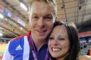 Sir Chris Hoy describes his wife as ‘the centre of my life’