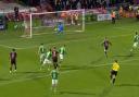 Tobi Oluwayemi in action for Cork City