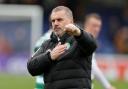 Ange Postecoglou celebrates Celtic's 2-0 win over Ross County