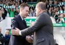 Michael Beale, left, and Ange Postecoglou