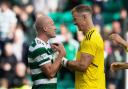 Aaron Mooy and Joe Hart