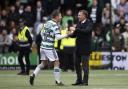 Callum McGregor and Brendan Rodgers