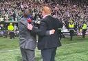 Brendan Rodgers and Neil Lennon