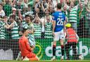 Greg Taylor celebrates in front of Jack Butland and Ben Davies