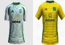 Celtic concept kit vs the proposed leaked away top for 2024/25