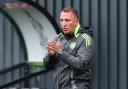 GLASGOW, SCOTLAND - JULY 10: Celtic Manager Brendan Rodgers during a pre-season friendly match between Queen's Park and Celtic at the City Stadium, on July 10, 2024, in Glasgow, Scotland. (Photo by Ross MacDonald / SNS Group)