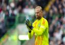 Kasper Schmeichel applauds his teammates