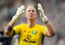 Joe Hart waves goodbye to the Celtic support