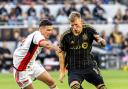 Mateusz Bogusz in action for LAFC