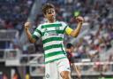 Matt O'Riley celebrates after scoring to make it 2-0 Celtic during a pre-season friendly match against DC United