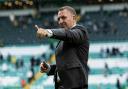 GLASGOW, SCOTLAND - AUGUST 04: Celtic manager Brendan Rodgers at full time during a William Hill Premiership match between Celtic and Kilmarnock at Celtic Park, on August 04, 2024, in Glasgow, Scotland. (Photo by Craig Foy / SNS Group)