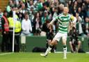 Callum McGregor celebrates against Rangers