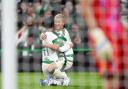 Celtic’s Daizen Maeda (right) celebrates with teammate Reo Hatate after scoring their side's fourth goal of the game during the UEFA Champions League, league stage  match at Celtic Park, Glasgow. Picture date: Wednesday September 18, 2024. PA Photo.