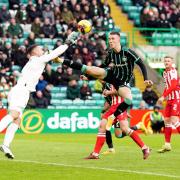 David Turnbull was sent off against St Johnstone