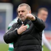 Ange Postecoglou celebrates Celtic's 2-0 win over Ross County