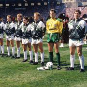 Many of the 1989 Celtic Scottish Cup-winning team made the trip to Dubai a month earlier