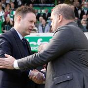 Michael Beale, left, and Ange Postecoglou