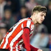 James McAtee in action for Sheffield United