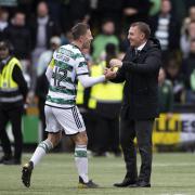 Callum McGregor and Brendan Rodgers