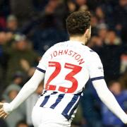 Mikey Johnston celebrates scoring for West Brom