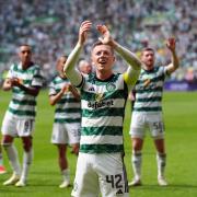 Peter Grant aimed a dig at Rangers as Celtic players celebrated victory at Parkhead