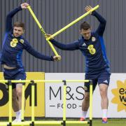 James Forrest in Scotland training