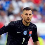 Martin Dubravka in action at Euro 2024