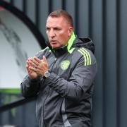 GLASGOW, SCOTLAND - JULY 10: Celtic Manager Brendan Rodgers during a pre-season friendly match between Queen's Park and Celtic at the City Stadium, on July 10, 2024, in Glasgow, Scotland. (Photo by Ross MacDonald / SNS Group)