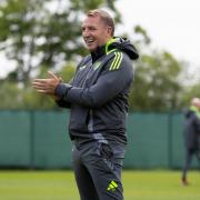 LENNOXTOWN, SCOTLAND - JULY 09: Brendan Rodgers during a Celtic training session at Lennoxtown Training Centre, on July 09, 2024, in Lennoxtown, Scotland.  (Photo by Craig Williamson / SNS Group)