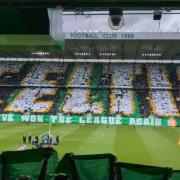 The Celtic tifo display was organised by The Green Brigade