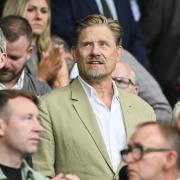 Peter Schmeichel at Celtic Park