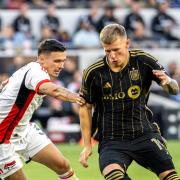 Mateusz Bogusz in action for LAFC