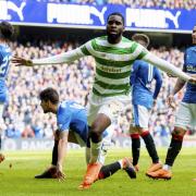 11/03/18 LADBROKES PREMIERSHIPRANGERS v CELTICIBROX STADIUM - GLASGOWCeltic's Odsonne Edouard celebrates the winner