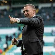 GLASGOW, SCOTLAND - AUGUST 04: Celtic manager Brendan Rodgers at full time during a William Hill Premiership match between Celtic and Kilmarnock at Celtic Park, on August 04, 2024, in Glasgow, Scotland. (Photo by Craig Foy / SNS Group)