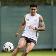 Luis Palma trains at Lennoxtown