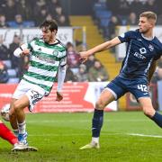 Celtic's Paulo Bernardo is denied by Ross Laidlaw during a previous fixture