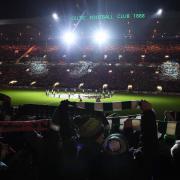 13/12/18 EUROPA LEAGUE GROUP B CELTIC v RED BULL SALZBURG CELTIC PARK - GLASGOW A general view of Celtic Park as it lights up pre match