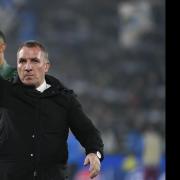 BERGAMO, ITALY - OCTOBER 23: Brendan Rodgers Head Coach of Celtic FC reacts after a full match 0-0 against Atalanta BC during the UEFA Champions League 2024/25 League Phase MD3 match between Atalanta BC and Celtic FC at Stadio di Bergamo on October 23,