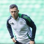 Callum McGregor focused at training