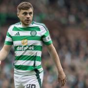 James Forrest in action for Celtic this season