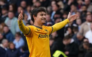 Wolverhampton Wanderers' Hugo Bueno celebrates