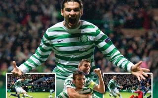 07/11/12 UEFA CHAMPIONS LEAGUECELTIC v BARCELONA (2-1)CELTIC PARK - GLASGOWCeltic's Tony Watt montage.