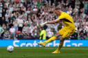 Joe Hart takes his penalty in the shootout - and misses