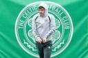 Celtic winger James Forrest in training at Lennoxtown