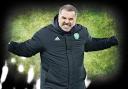 Ange Postecoglou celebrating the League Cup success last season