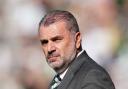 Ange Postecoglou in the sun at Hampden