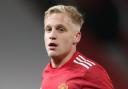 Donny van de Beek in action for Manchester United