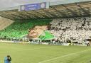 Celtic displayed a TIFO remembering Tommy Burns