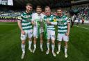 James Forrest and his teammates