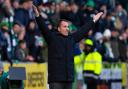 PERTH, SCOTLAND - DECEMBER 03: Celtic Manager Brendan Rodgers looks dejected during a cinch Premiership match between St Johnstone and Celtic at McDiarmid Park, on December 03, 2023, in Perth, Scotland. (Photo by Craig Williamson / SNS Group)